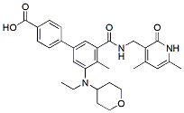 Molecular structure of the compound: Tazemetostat de(methyl morpholine)-COOH