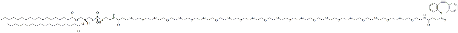 Molecular structure of the compound: DSPE-PEG24-DBCO