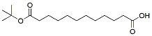 Molecular structure of the compound: 12-(tert-Butoxy)-12-oxododecanoic acid
