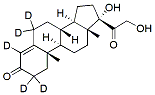 Molecular structure of the compound: 11-Deoxycortisol-d5