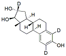 Molecular structure of the compound: Estriol-d3