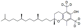 Molecular structure of the compound: Alpha-Tocopherol-d6
