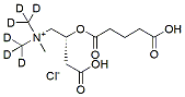 Molecular structure of the compound: Glutaryl-L-carnitine-d6