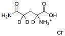 Molecular structure of the compound: D,L-Glutamine-d3