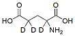 Molecular structure of the compound: D,L-Glutamic acid-d3