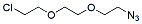 Molecular structure of the compound: Azide-PEG3-chloride