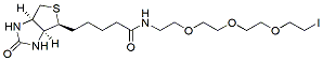 Molecular structure of the compound: Biotin-PEG3-iodide