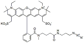 Molecular structure of the compound: ATT 594 azide
