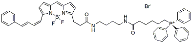 Molecular structure of the compound: MitoCLox, mitochondrial lipid peroxidation probe