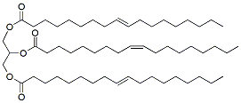 Molecular structure of the compound: 1,3-Dielaidoyl-2-Oleoyl Glycerol