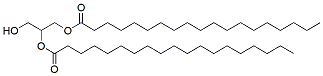 Molecular structure of the compound: 1,2-Dinonadecanoyl-rac-glycerol