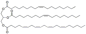 Molecular structure of the compound: 1,2-Dioleoyl-3-Arachidonoyl-rac-glycerol