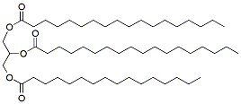 Molecular structure of the compound: 1,2-Distearoyl-3-Palmitoyl-rac-glycerol