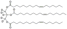 Molecular structure of the compound: 1,2,3-Tri-10(Z)-Heptadecenoyl Glycerol-d5