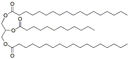 Molecular structure of the compound: 1,3-Distearoyl-2-Lauroyl Glycerol