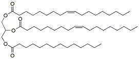 Molecular structure of the compound: 1,2-Dioleoyl-3-Myristoyl-rac-glycerol 
(a 10 mg/ml solution in methyl acetate)