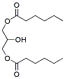 Molecular structure of the compound: Dihexanoin