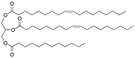 Molecular structure of the compound: 1,2-Dioleoyl-3-Lauroyl-rac-glycerol