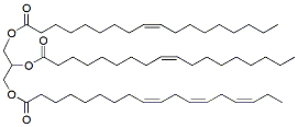 Molecular structure of the compound: 1,2-Dioleoyl-3-a-Linolenoyl-rac-glycerol (a solution in methyl acetate)