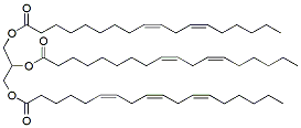Molecular structure of the compound: 1,2-Dilinoleoyl-3-y-Linolenoyl-rac-glycerol