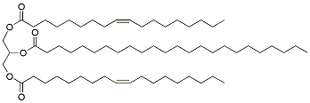 Molecular structure of the compound: 1,3-Dioleoyl-2-Lignoceroyl Glycerol