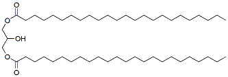 Molecular structure of the compound: 1,3-Dilignoceroyl Glycerol