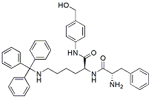 Molecular structure of the compound: Phe-Lys(Trt)-PAB