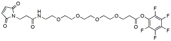 Molecular structure of the compound: MAL-tetra-EG-OPFP