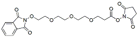 Molecular structure of the compound: NHPI-PEG3-C2-NHS ester