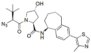 Molecular structure of the compound: (S,R,S)-AHPC-azido-tetrahydrobenzo[7]annulene