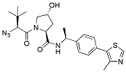 Molecular structure of the compound: (S,R,S,R)-AHPC-Me-azide