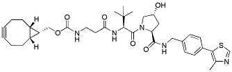Molecular structure of the compound: (S,R,S)-AHPC-C2-endo-BCN
