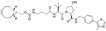 Molecular structure of the compound: (S,R,S)-AHPC-C3-endo-BCN