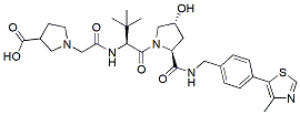 Molecular structure of the compound: (S,R,S)-AHPC-&szlig;-proline