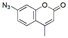 Molecular structure of the compound: 7-Azido-4-methylcoumarin