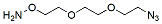 Molecular structure of the compound: Aminooxy-PEG2-azide