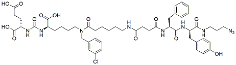 Molecular structure of the compound: PSMA-azide