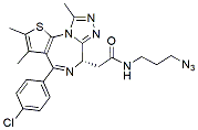 Molecular structure of the compound: JQ-1-Azidopropylamine