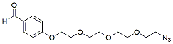 Molecular structure of the compound: Benzaldehyde-PEG4-azide