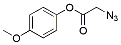 Molecular structure of the compound: N3Ac-OPhOMe