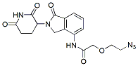 Molecular structure of the compound: Lenalidomide-PEG1-azide
