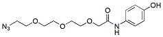 Molecular structure of the compound: Phenol-amido-C1-PEG3-N3