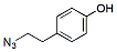Molecular structure of the compound: 4-(2-Azidoethyl)phenol