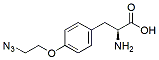 Molecular structure of the compound: H-L-Tyr(2-azidoethyl)-OH hydrochloride