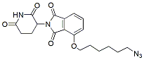 Molecular structure of the compound: Thalidomide-O-C6-azide