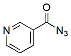 Molecular structure of the compound: Nicotinoyl azide