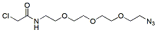 Molecular structure of the compound: Azido-PEG3-chloroacetamide