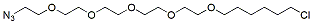 Molecular structure of the compound: N3-PEG5-C6-Cl