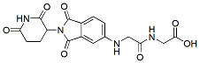 Molecular structure of the compound: 5-Pomalidomide-CH2-CONH-C2-COOH