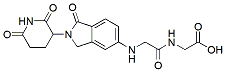 Molecular structure of the compound: (2-(2,6-dioxopiperidin-3-yl)-1-oxoisoindolin-5-yl)glycylglycine